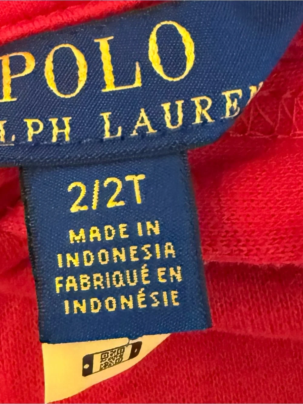 Polo by Ralph Lauren Red Kids Hooded Sweatshirt with Navy Pony